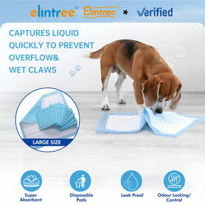 Almohadillas de Carbón Desechables para Orina de Mascotas Elintree OEM/ODM, Precio de Mayoreo, Almohadillas para Perros, Entrenamiento de Cachorros, Almohadillas para Pipí - Product Image 4