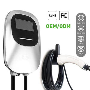 Station de recharge pour véhicules électriques Wallbox OEM 7KW Chargeur AC GBT Type1 Type2 Carte RFID Contrôle par application WiFi Nouveau Ignifuge - Product Image 1