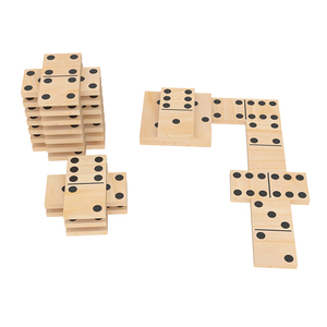 Jouet éducatif Offre Spéciale dominos promotionnels en bois dominos géants en bois massif <span class=keywords><strong>jeu</strong></span> <span class=keywords><strong>de</strong></span> jardin <span class=keywords><strong>de</strong></span> 28 pièces - Product Image 1