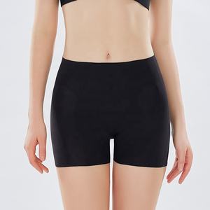 Respectueux de la peau doux chaud mince Fitness glace soie sans couture corps Shaper culotte courte pour les femmes ventre contrôle Shapewear <span class=keywords><strong>Shorty</strong></span> <span class=keywords><strong>Legging</strong></span> - Product Image 4