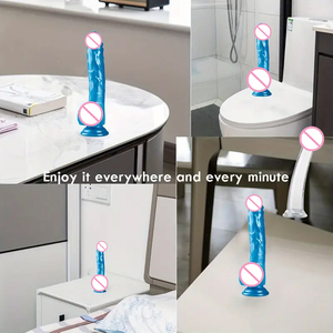 Жемчужный реалистичный Мужской мастурбатор пенис фаллоимитатор водонепроницаемый мягкий анальный плагин гей-игрушки с опциями OEM - Product Image 5