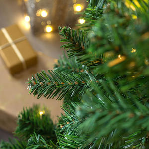 Venta caliente PVC verde árbol de Navidad LED árbol artificial lápiz árbol delgado <span class=keywords><strong>y</strong></span> largo decoración de Navidad - Product Image 4