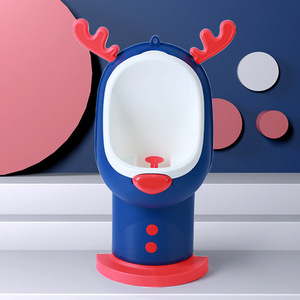 Children's Wall Mounted Urinal Oval <b>Potty</b> For <b>Boys</b> Adjustable Height Green Blue Khaki Color PP Material Modern Design - Product Image 4