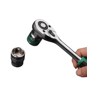 Juego de 20 mangos de espejo de 1/2 pulgada, herramientas de reparación automotriz, llave de carraca de liberación rápida - Product Image 5