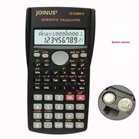 Calculatrice scientifique multifonction en plastique noir SAM JS-82MS-A pour étudiants du primaire et du secondaire, avec calendrier - Vente en gros