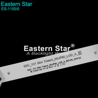 Barre de LED ES-1105 LEDAZ _ Y21 _ Slim Dash Slik pour L g TV LED rétro-éclairage 7 pièces/ensemble 611MM