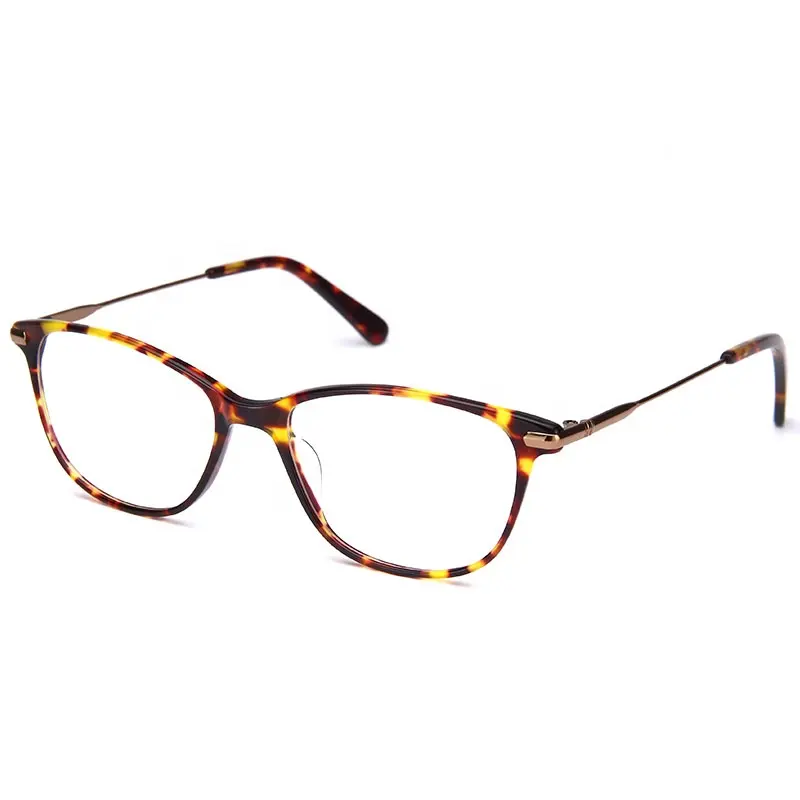 Produsen Bingkai Kacamata Optik BT3300 Asetat Kacamata Bening Vintage Kualitas Terbaik untuk Wanita