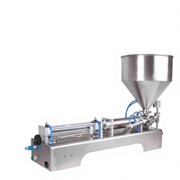 Machine semi-automatique électrique pour la préparation de liquides et de pâtes (huile, marmelade, vinaigrette, crème, sauce tomate, miel, sauce aux haricots, confiture, pâte, beurre de cacahuète)