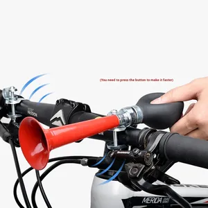 Corne à air de vélo en silicone avec placage métallique, corne à air directe de 7 pouces <span class=keywords><strong>pour</strong></span> accessoires de vélo de montagne - Product Image 4