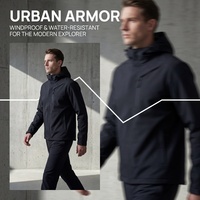 Veste softshell unisexe pour l'extérieur, à capuche, coupe-vent, imperméable, respirante, séchage rapide, designs tendance, stock d'usine disponible