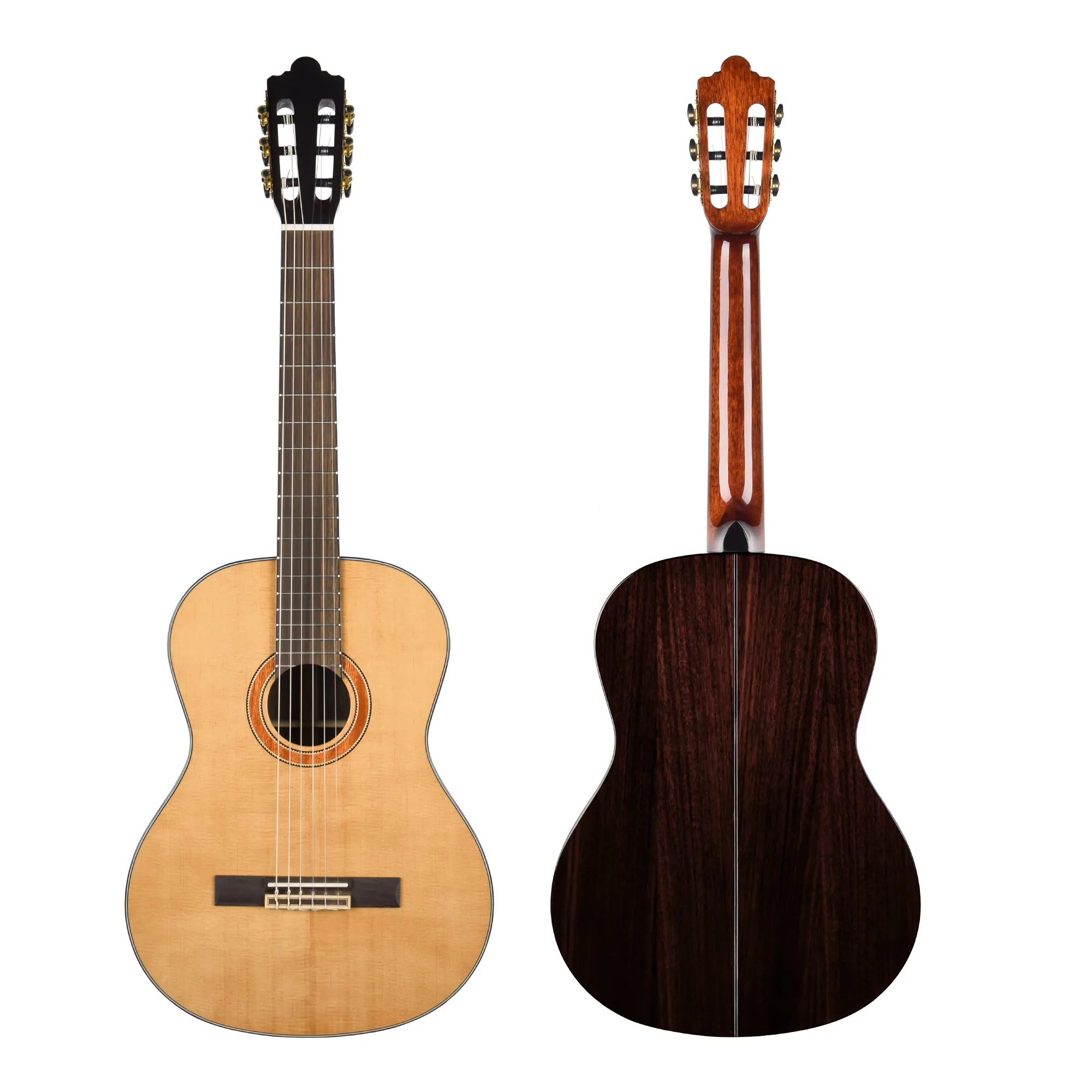 Instrumento musical chinês, guitarra de madeira sólida 3/4 4/4 39 polegadas