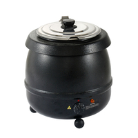 Bouilloire électrique commerciale de soupe chaude d'acier inoxydable de réchauffeur d'aliments de buffet de pot de chauffage de soupe électrique