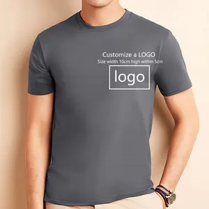 Qualité Logo personnalisé t-shirts 180GSM t-shirt 100% coton hommes blanc t-shirt surdimensionné presse à chaud impression t-shirts avec motif