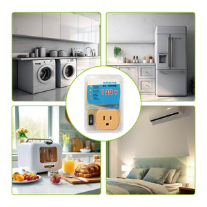 <span class=keywords><strong>Protector</strong></span> de Voltaje 20A 120V 140J, <span class=keywords><strong>Protector</strong></span> Ajustable Contra Sobretensión/Subtensión, Enchufe Estadounidense, <span class=keywords><strong>Protector</strong></span> de Sobretensión - Product Image 4