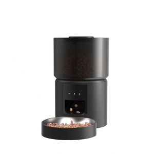 Comedero Automático para Perros y Gatos de Doble Banda 2cm Food & 5G 2.4G, Dispensador con Fuente de Carga, Cuencos de Plástico y Acero Inoxidable en Forma de Botella - Product Image 2