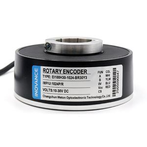 Codificador Rotatorio Changchun Huitong EI100H30-1024-BR30Y3 1024P/R 10-30V DC Incremental Fotoeléctrico de Centro Abierto - Product Image 2