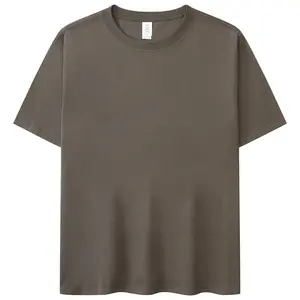 Personalizado próprio LOGOTIPO 230GSM Oversized estilo rua desgaste tela impressão causal vestir sensação macia 100% algodão t-shirts dos homens
