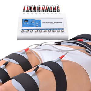 Máquina de Electroestimulación Pasiva Gimnasia EMS <span class=keywords><strong>Electroestimulador</strong></span> de 10 Canales para Rostro, Cuerpo y Senos - Product Image 1