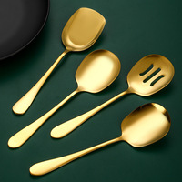 Meilleure vente ensemble de couverts en acier inoxydable pour hôtels restaurants miroir buffet fête pelle cuillère à crème glacée conception étanche