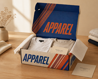 Caja de Cartón Corrugado Impresa Personalizada para Envío de Ropa en Comercio Electrónico