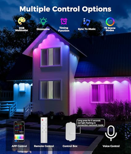 Prix d'usine, éclairage LED à points pixel RGBW imperméable IP68 pour extérieur, décoration de Noël permanente - Product Image 5