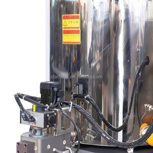 Machine de remplissage robuste 70L avec agitateur, chauffage et pompe, sur roulettes mobiles, pour cire capillaire, pommade réparatrice, baume à lèvres et pâte cosmétique - Product Image 5