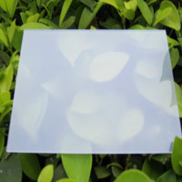 Feuille acrylique givrée Alands 4*8 pieds, feuille diffuseur givrée transparente LED 2mm 3mm
