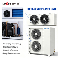 Système de Réfrigération pour Chambre Froide avec Unité de Condensation 5HP pour Entrepôt Frigorifique Préfabriqué, Ensemble d'Équipement pour Congélateur et Chambre Froide