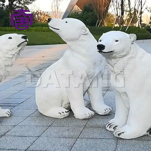 Escultura de Oso Polar Iluminada en 3D, Grande, Luz Blanca Cálida, Decoraciones Navideñas para Exteriores, Resistentes al Agua IP65, para Paisajes, Ramadán, Halloween - Product Image 4