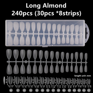 <span class=keywords><strong>Ongles</strong></span> artificiels carrés en acrylique naturel, 240 pièces, couvrance totale, forme cercueil, 12 tailles avec boîte pour salon et DIY à <span class=keywords><strong>domicile</strong></span> - Product Image 5