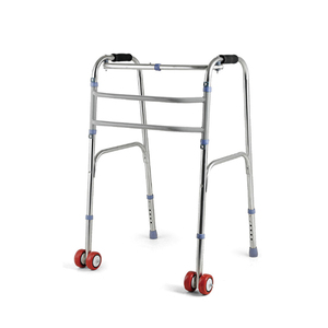 אימון הליכון עם מושב מתקפל גובה מתכוונן עזרי הליכונים עם גלגלים מאמן הליכה הליכון לילדים - Product Image 4