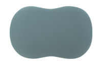 Oreiller ergonomique en mousse à mémoire de forme douce, anti-bactérien, pour soulager les douleurs cervicales, avec housse amovible, forme oblongue, logo personnalisé, design uni, sain