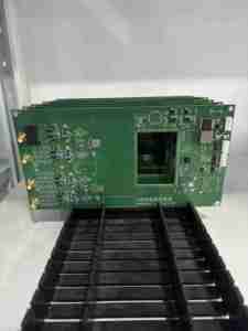 Carte de traitement de Signal numérique noire 8 canaux Adc Rs485 Rs422 Port réseau fibre optique 8Gbps Interface intégrée 10M/100M - Product Image 2