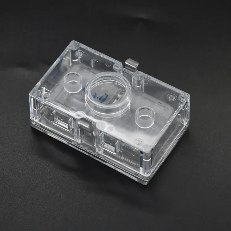 Piezas de plástico de policarbonato transparente, moldeado por inyección, fabricación de moldes
