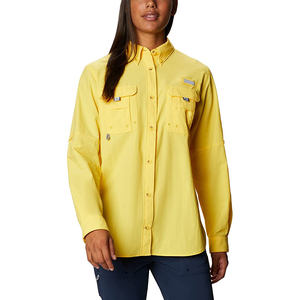 旅行キャンプハイキング用の女性用日焼け止めUVシャツ通気性と速乾性の釣りシャツ - Product Image 1