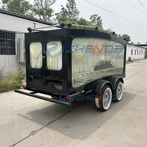 Electric Funeral <b>Trailer</b> Carriage Manufacturer High Quality Horse Drawn Hearse for Funeral Horse Carriage with Chariot for Sale - Product Image 4