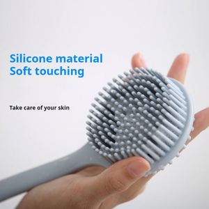 Silicone Body <b>Scrubber</b>, Long Handle <b>Back</b> <b>Scrubber</b> for Body, Shower Srush <b>Back</b> Brush Body Exfoliator - Product Image 5