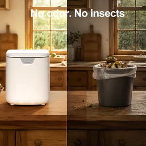 Broyeur de déchets alimentaires certifié CE, composteur de cuisine intelligent, machine de compostage automatique des déchets de cuisine, composteur alimentaire - Product Image 4