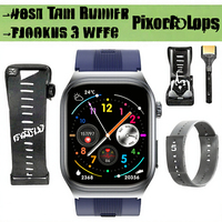 Montre connectée S15 pour la surveillance de la santé, écran tactile AMOLED, appels cellulaires SIM, suivi de la forme physique et du sommeil, IP65, réveil