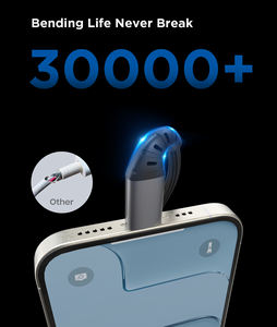 Cables <span class=keywords><strong>USB</strong></span> 2.0 Tipo A a Tipo C y <span class=keywords><strong>Micro</strong></span> <span class=keywords><strong>USB</strong></span> de 1M, 2M y 3M, Carga Rápida, Transferencia de Datos a 480Mbps, con Trenzado de Nailon, Fabricación OEM, Venta al Por Mayor - Product Image 6