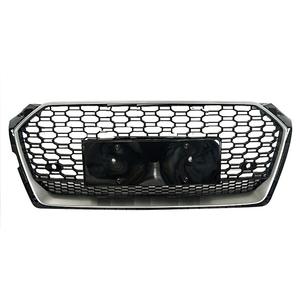Migliore Offerta Griglia Anteriore a Nido d'Ape Stile RS5 per <span class=keywords><strong>Audi</strong></span> <span class=keywords><strong>A5</strong></span> S5 B9 2017 2018 2019, <span class=keywords><strong>Paraurti</strong></span> Anteriore Nero Lucido - Product Image 6