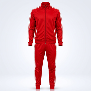 Custom Unisex Winter Solid Sports Tracksuit Set 2 Piece Zip-Up Hoodie Jogger <b>Pants</b> Polyester Cotton Gym Running Casual OEM ODM - Product Image 1