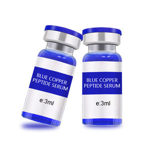 OEM Anti Rugas Reafirmante Ghk-cu Essência Concentrado Ampola Soro Elasticidade Azul Cobre Peptídeo Soro Private Label - Product Image 3