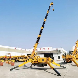 رافعة عنكبوتية متنقلة 3 طن 5 طن 6 طن 8 طن 10 طن رافعة هيدروليكية مجنزرة صغيرة درجة رافعة 14 متر مع ذراع ذبابة - Product Image 2