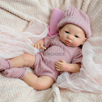 Nouveau-né bébé poupées garçon et fille réaliste Reborn poupées Silicone souple fait à la main bouche ouverte comme cadeaux de Noël