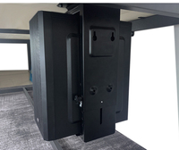 GD02 Support de boîtier universel pour PC sous le bureau Support mural pour CPU Support réglable pour ordinateur central Support pour boîte hôte Support pour support