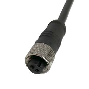 Adaptador recto de automatización industrial Bi-Win M12 Terminales de lavado para entornos corrosivos (negro) - Product Image 3