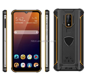 Smartphone hidon núcleo octa core, celular android 9.1 com 8gb de ram e 128gb de rom, smartphone robusto lte, semi-robusto