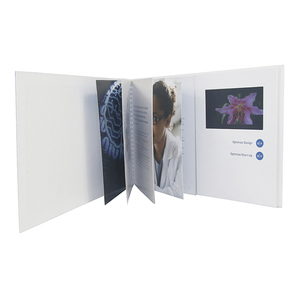 Tamaño personalizado de impresión de <span class=keywords><strong>la</strong></span> grabación de vídeo saludo folleto Audio libro. - Product Image 2