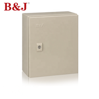 Armoires de stockage de batteries au lithium B&J pour extérieur, taille 400x300x150, coffret de distribution électrique en acier galvanisé RAL7035